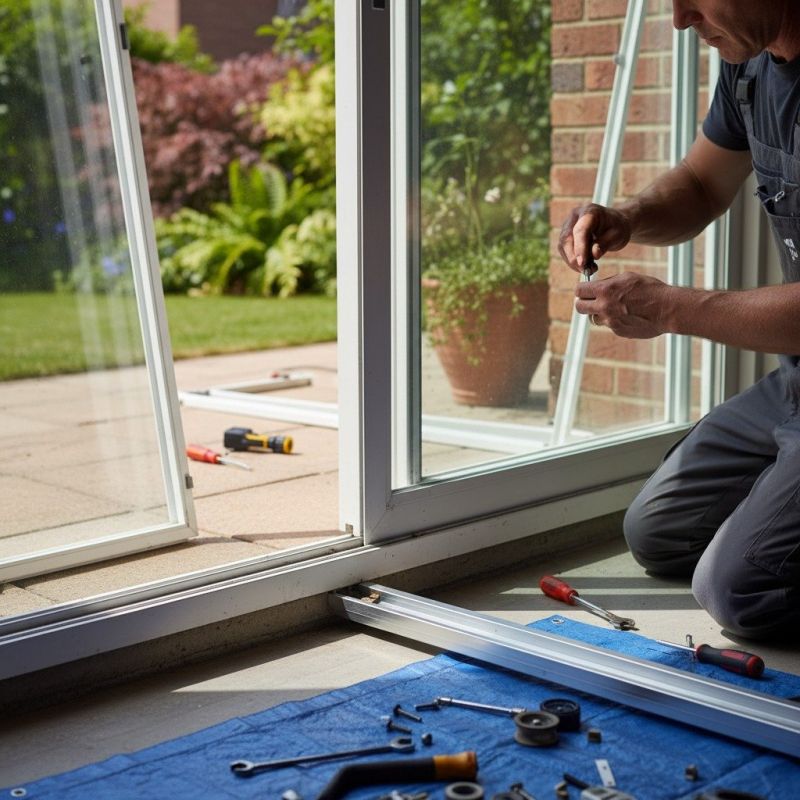 Patio Door Track Repair in Alpharetta, GA