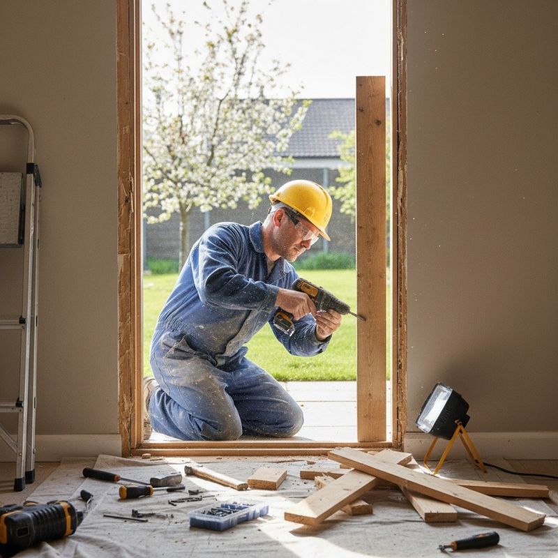Wood Door Repair in Conroe, TX